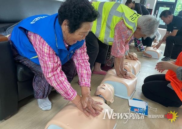 옹진군, 연평면 심폐소생술 등 응급처치 교육