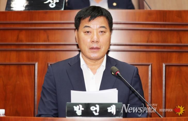 부안군의회 김형대 의원 5분발언, 부안군 가변 노상 주차장 적극 조성해야