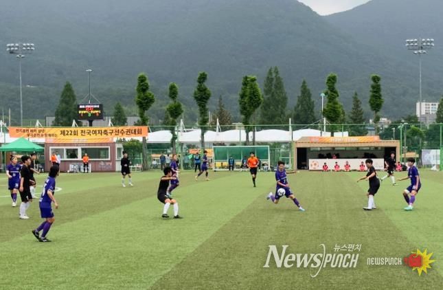 2023년 제22회 전국여자축구선수권대회 모습