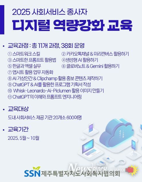 ‘사회서비스 종사자 디지털 역량강화 교육’과정을 운영
