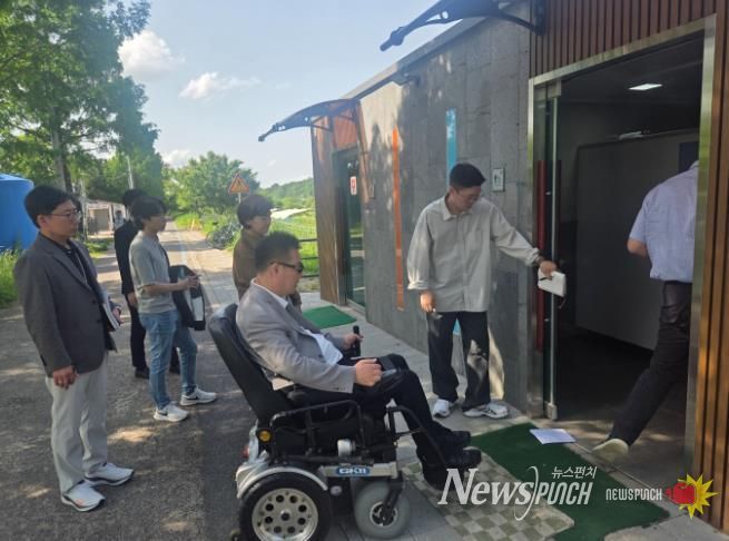 대전시의회 장애인특위, 공중화장실 22개소 전수 점검