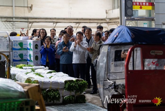 대전 농산물 도매시장 현장 방문 사진 제공 예정