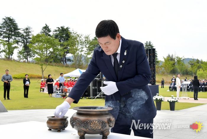 담양군, 전라남도와 제70회 현충일 추념식 거행