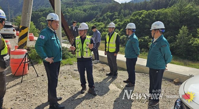 평창군, 2025년 여름철 사전 대비 재해예방 사업장 현장점검 실시