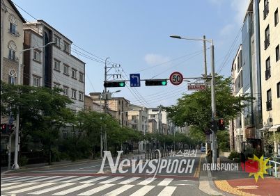 오상욱거리 전경