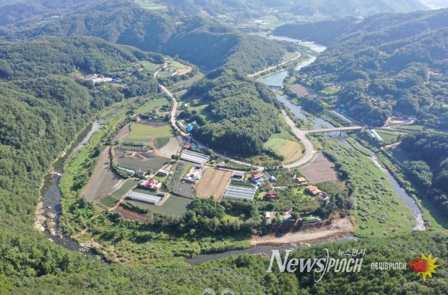 강림면 ‘간평삼거리’