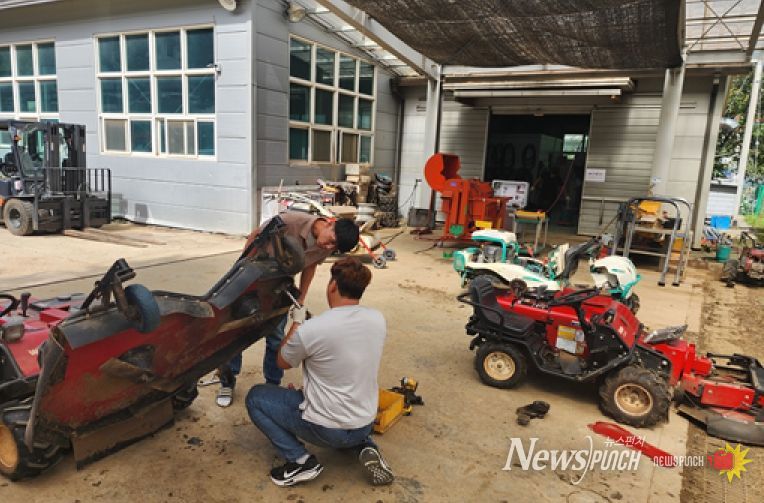 (정선군, 추수기 대비 임대농기계 120대 일제정비 추진)