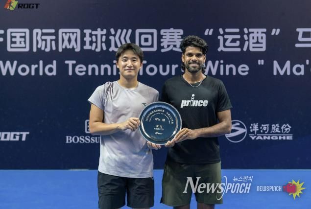 양구군청 테니스팀 한선용, 국제대회 복식 준우승 쾌거