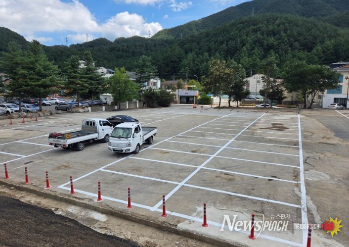 꿈탄탄 이음터 건립 사업’부지  임시 개방 주차장 조성