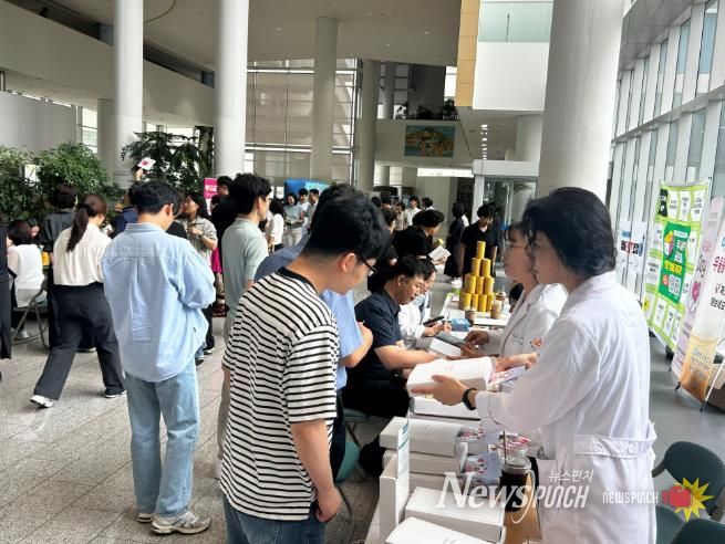 전남도청 내에서 운영했던 치매인식개선 홍보관