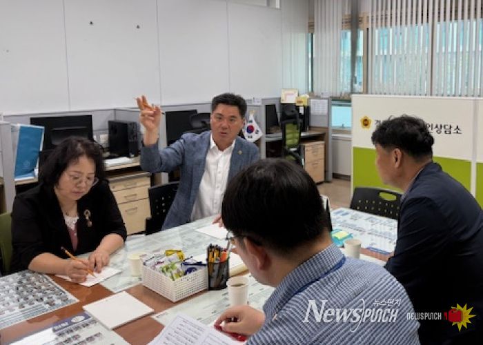 정하용 의원, 상하동 광역버스·교통안전 위한 정담회 개최