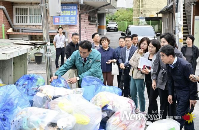포천시, 생활폐기물 미수거 문제 해결 위해 현장 점검 및 대책 마련