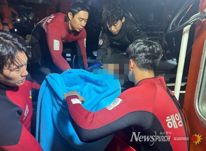 완도해경, 5분만에 현장 도착해 극적 구조