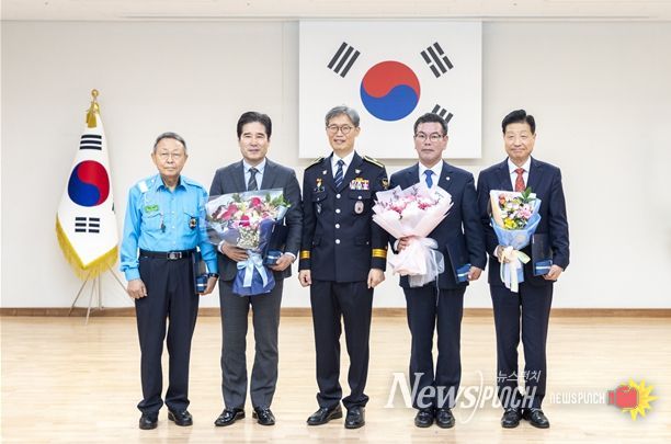 강서경찰서 경찰의 날 행사 ‘경찰청장 감사장 수상’ (사진 우측 두 번째)