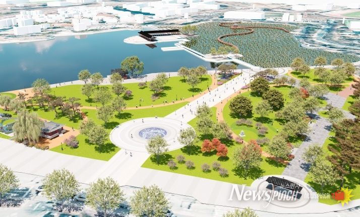 덕진공원, 체류형 문화공원 완성 ‘눈앞’ (열린광장 조감도)