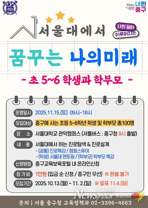 꿈꾸는 나의미래_초등부 포스터