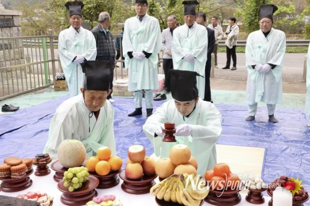 보은군 내북애향동지회, 이승칠 지사 추모제 열려