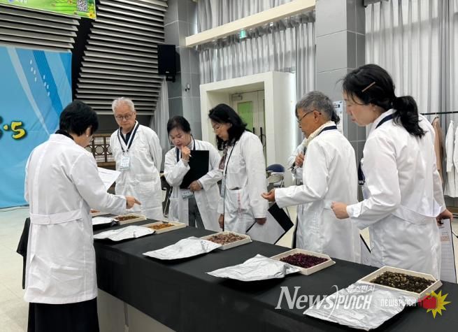 보성군, 전국 차인 한자리에… ‘보성세계차박람회’ 4대 경연대회 성료 _대한민국 티블렌딩 대회 심사사진