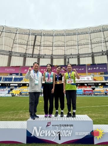 광양시청 직장운동경기부, 제106회 전국체육대회서 시 위상 빛냈다 - 체육과(육상 100m 허들).