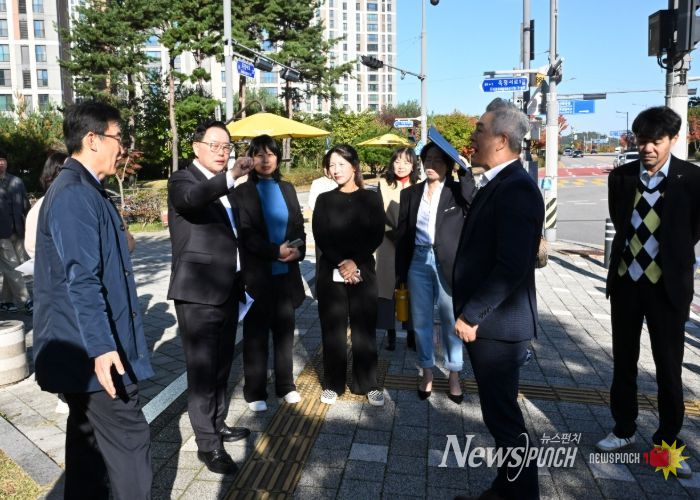 양주시, 연푸른초등학교 안전한 등하교 관련 현장점검·학부모 간담회 실시