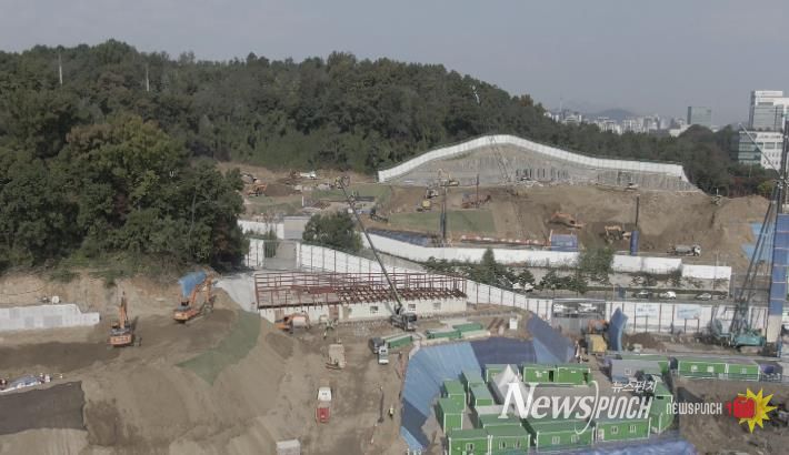 비산먼지 발생 사업장 드론 활용 점검(서초동)