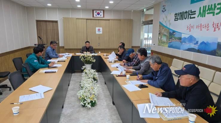 부안 위도면, 동절기 제설대책 간담회 개최