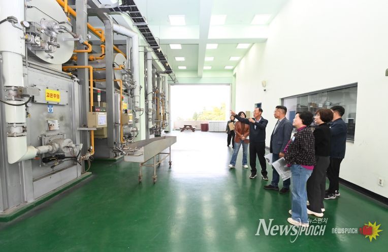 사천시의회 행정관광위원회, ‘사천시 누리원’ 현장 방문