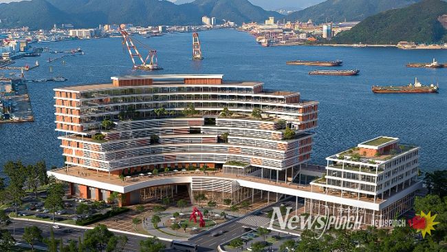 디지털마산자유무역지역 조감도