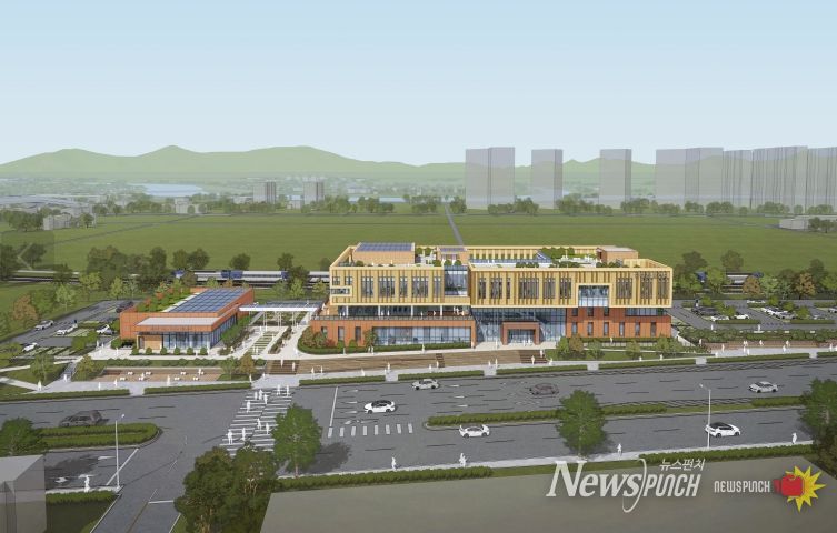 신축 장성군 보건소 조감도