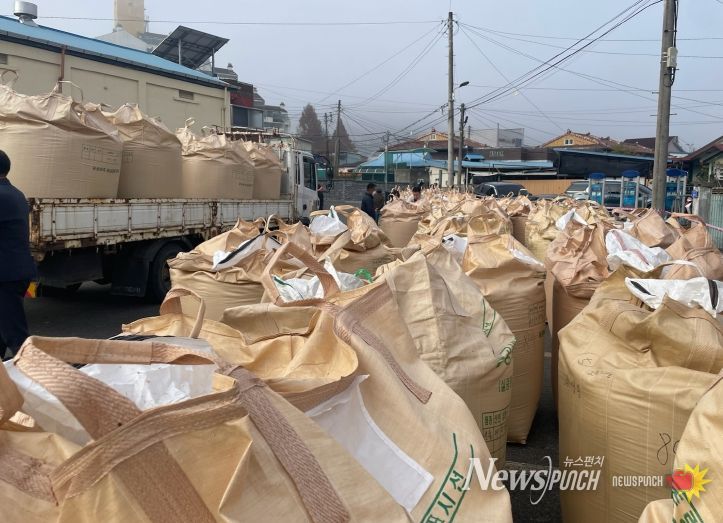 지난해 공공비축미곡 매입 현장