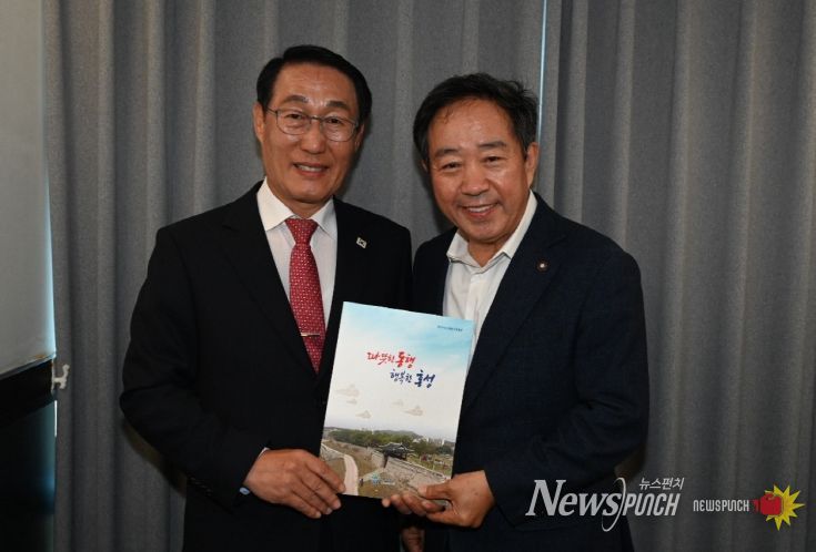 이용록 홍성군수, 주요사업 국비 확보위해 국회 방문