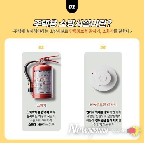 완도소방서 ‘초기 대응이 피해 막는다’ 주택용 소방시설 설치 강조