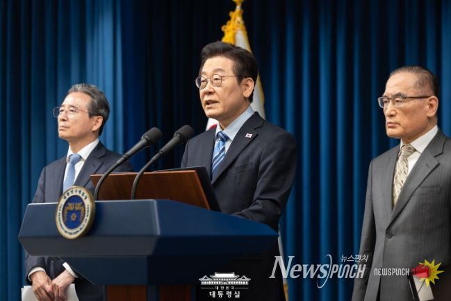 이재명 대통령 긴급 기자회견(대통령실)