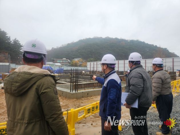 지난해 동절기 대비 건설 현장 품질·안전점검 모습