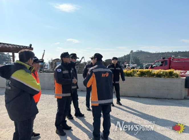 해남소방서, 도서지역 어불도 소방대응체계 점검 실시