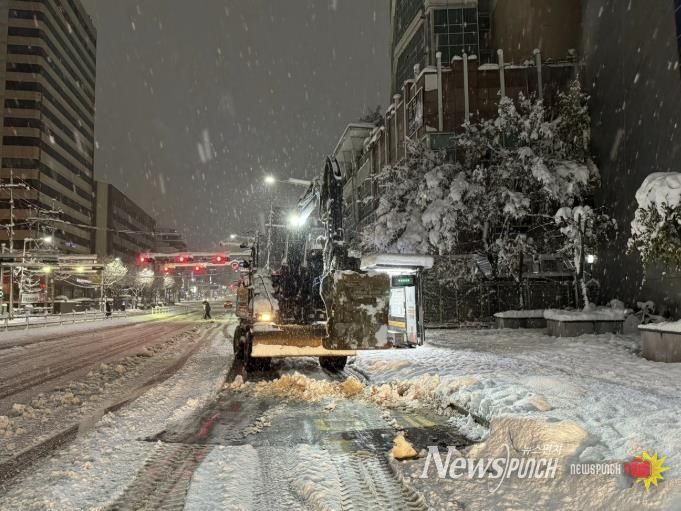 2024년 안양시 제설작업