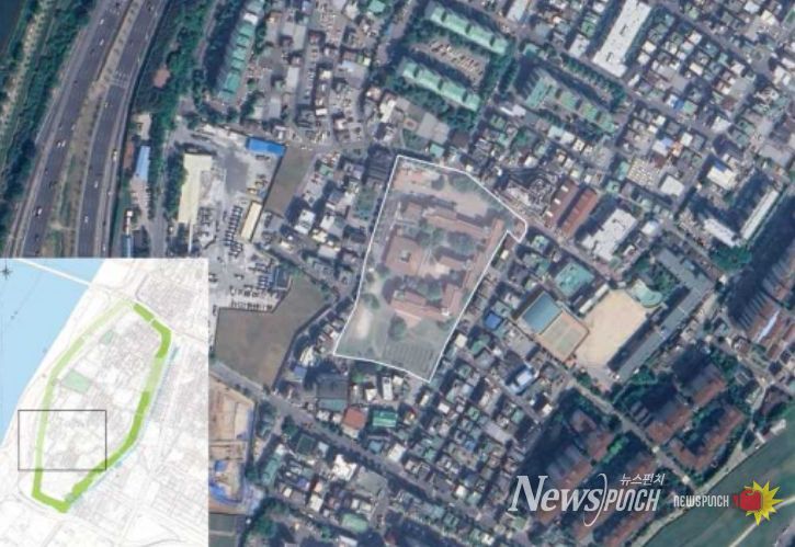 풍납동 창의마을부지 위치도