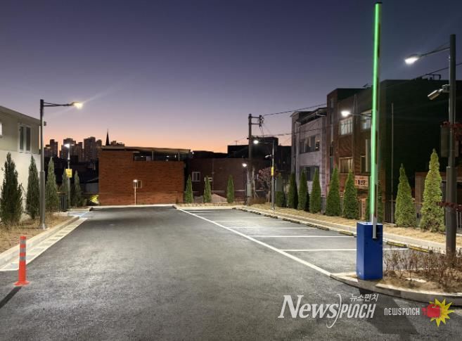 대구 서구,‘열차촌 공영주차장’ 야간 경관(후)