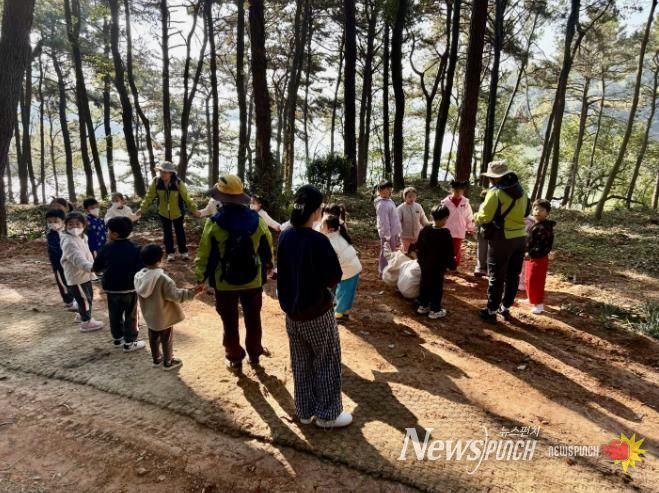 익산 신흥공원 유아숲, 개장 한 달 만에 5천 명 방문