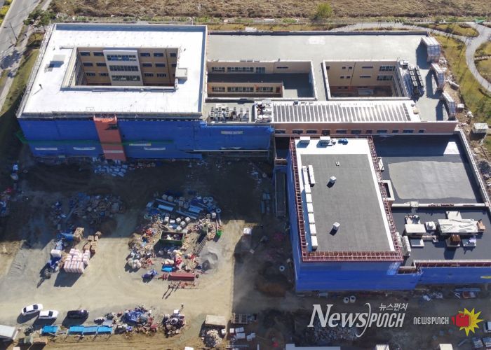 신설 예정 학교 공사 순항, 교육환경 개선 기대(군산내흥초등학교)