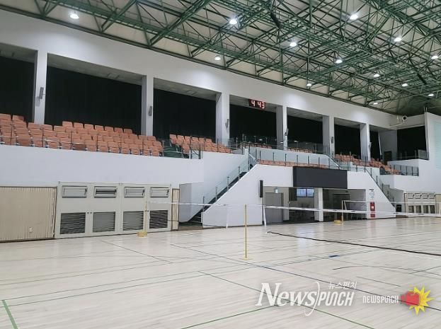 상주 시민운동장 실내체육관 구관 리모델링 완공