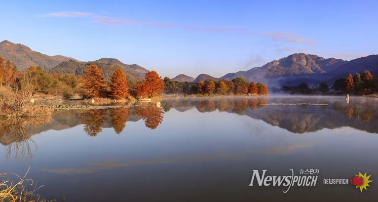 대한민국에서 가장 아름다운 여행지에 진안 주천생태공원 대상 영예(주천생태공원-진안군 촬영본)