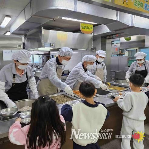 봉화교육지원청, 겨울철 학교급식 위생안전점검