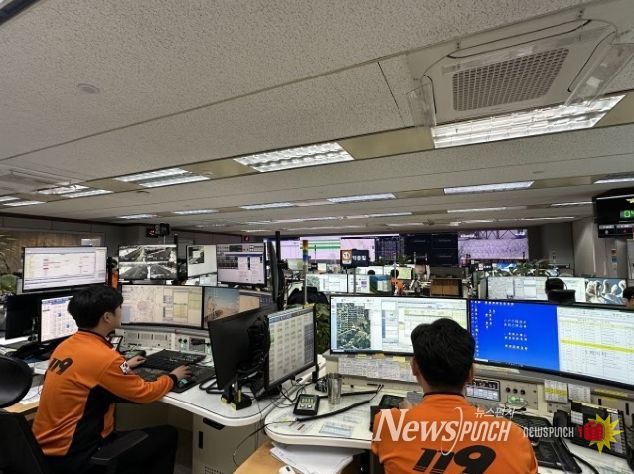 전북특별자치도소방본부 119 상황실