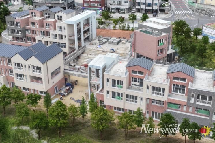 청년타운 건립 현장