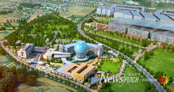 사천시, 국가 우주항공 인재 육성 허브 도약 본격화-과학영재학교 조감도