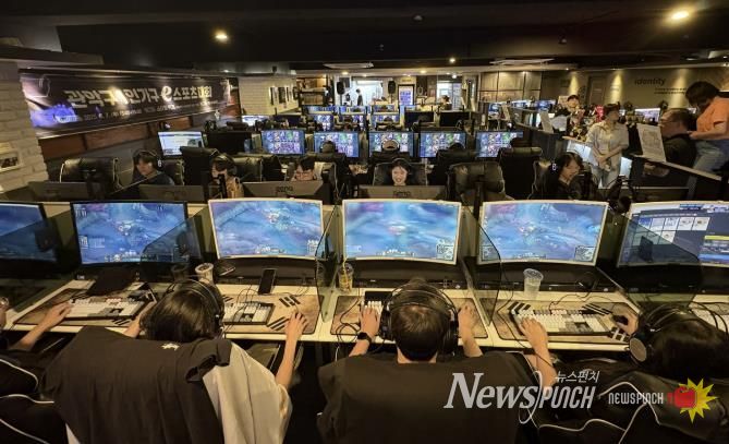 관악구 전국 최초 청년 1인가구 대상 e스포츠대회 'LOL림픽' 진행 모습