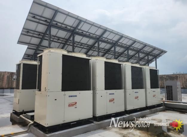 김천시, 가스열펌프(GHP) 냉난방기 배출가스 저감장치 지원사업 완료