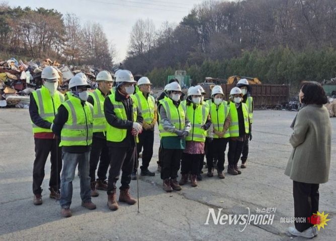 대형폐기물 선별장 등 폐기물처리시설 찾아 동절기 집중점검