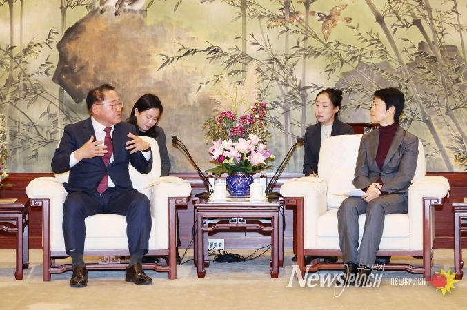 김종훈 전북특별자치도 경제부지사 대표단- 셰둥 상하이 부시장 간담